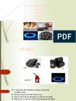 D.A.V Public School Class - 5 Science Lesson - 9 Fuels