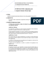 Trabajo Preparatorio Practica 9 (Amplificador Operacional)