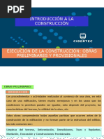 Tema 4-1 - Ejecución de La Construcción - Obras Preliminares y Provisionales