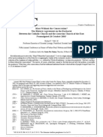 Robert Taft - Mass Without the Consecration? The Historic Agreement on the Eucharist Between the Catholic Church and the Assyrian Church of the East Promulgated 26 October 2001 ////Centro Pro Unione N. 63 - Spring 2003