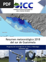 Resumen Meteorologíco 2018 Del Sur de Guatemala