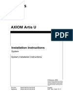 Axiom Artis U: System System Installation Instructions