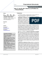 Patrimonio en Fideicomiso - D. Leg. No. 861, Título XI, Los Portales S.A. - Negocio Inmobiliario - Primera Emisión