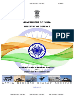 Government of India Ministry of Defence: Defence Procurement Manual 2021 (Revenue Procurement)