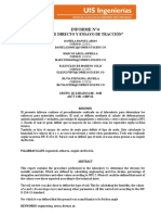 Informe Corte Directo y Traccion