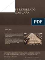 Adobe Reforzado Con Caña