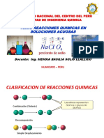 Reacciones en Soluciones Acuosas