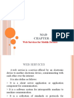 MAD Chapter - 3: Web Services For Mobile Devices