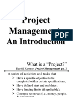 Project Management Lesson 1