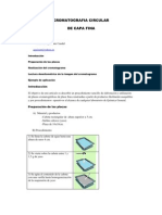 Cromatografía Circular en Capa Fina