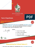 Hypothesis - Testing General Math