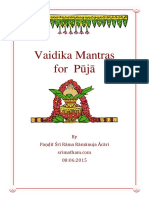 Vaidika Mantras For Pūjā