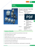 NH Low Voltage Fuses: Features / Benefits