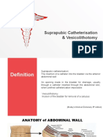 Suprapubic Catheterisation & Vesicolithotomy: Edi Wibowo (BOW)