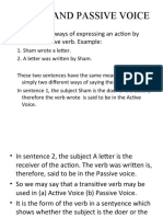 Active and Passive Voice11