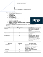 M MMPI-2-Informe