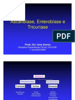 Ascaridiase Enterobiase e Tricuriase