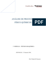 Apostila Análise de Processos Físico Químicos