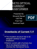 Magneto Optical Current Transformer