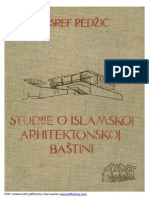 Studije o Islamskoj Arhitektonskoj Baštini - Husref Redžić