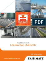 Construction Chemicals: Total Solution of