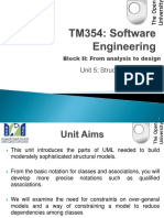 Unit 5: Structural Modelling: Block II: From Analysis To Design