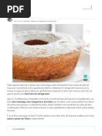 Bolo de Refrigerante Guaraná