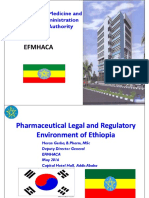 에티오피아 제약 의료기기 인허가 절차 소개 - 영문