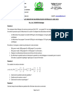 Fiche TD Maths Gene 1