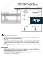 Instruction Sheet Is Lsm248 - Style Number Lsm248Tm, Lsm248Ps