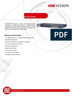 Ds-3E0518P-E/M 16-Port Gigabit Unmanaged Poe Switch: Feature and Function