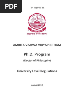 PHD Regulations - August - 2019