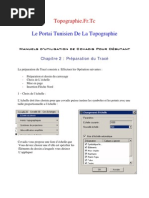 Chapitre 2 Préparation Du Tracé