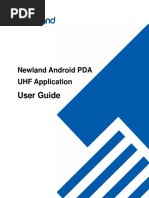 User Guide: Newland Android PDA UHF Application