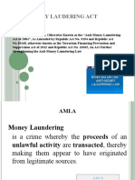 Anti-Money Laudering Act (AMLA)