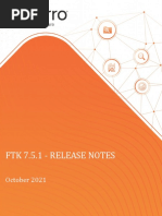 Exterro FTK 7.5.1-Release Notes