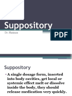 Suppository: Dr. Shaimaa