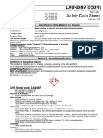 Laundry Sour: Safety Data Sheet