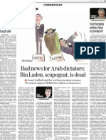 Bad News For Arab Dictators: Bin Laden, Scapegoat, Is Dead