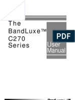 Bandrich BandLuxe C270 User Manual