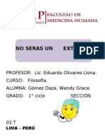 Filosofía Usmp