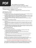 How To Administer, Score and Interpret The Diagnostic Evaluation of Articulation and Phonology' (DEAP)