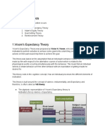 Process Theories: 1.vroom's Expectancy Theory