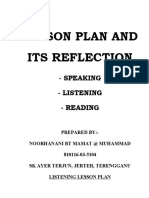 Lesson Plan and Reflection