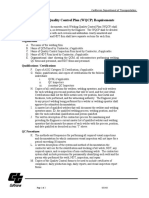 Welding Quality Control Plan (WQCP) Requirements: Organization