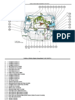 A51 A43 A34 A23 A22 A26 A24 A25 A32 A45: Position of Parts in Engine Compartment