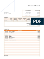 Bank Statement Template 4 - TemplateLab