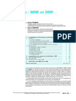 AG 5 110 Flux Poussés - MRP Et DRP 2000