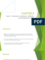 Gate 3-Execution: Machinery, Methods, and Management Skills