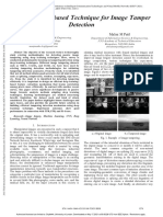 Deep Learning-Based Technique For Image Tamper Detection: Manjunatha. S